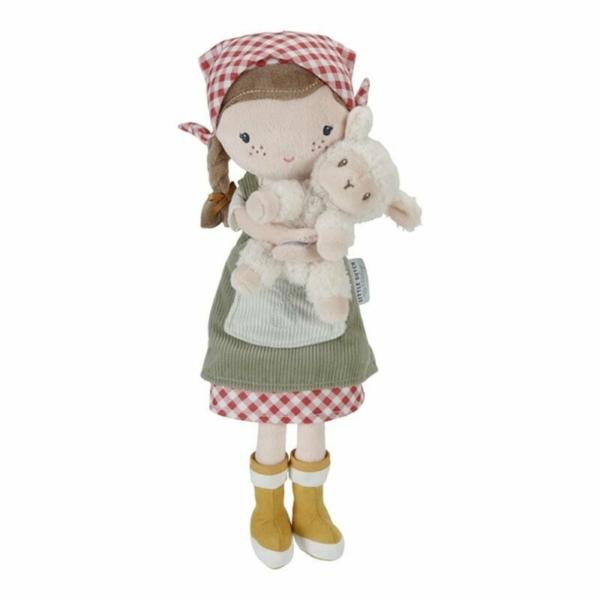 Little Dutch Knuffelpop Boerin Rosa met schaap 35cm