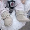Lodger Babyslofjes Merinowol - Slipper Merino Wool - beige - Afbeelding 3