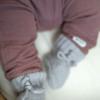 Lodger Babyslofjes Merinowol - Slipper Merino Wool - drizzle grey - Afbeelding 3