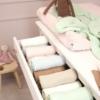 Meyco hydrofiele luiers 3-pack pre washed uni - offwhite/soft pink/toffee 70x70cm - Afbeelding 2