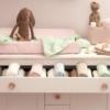 Meyco hydrofiele luiers 3-pack pre washed uni - offwhite/soft pink/toffee 70x70cm - Afbeelding 3