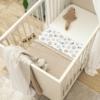 Meyco deken wafel cotton - sand - Afbeelding 4