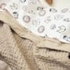 Meyco deken wafel cotton - sand - Afbeelding 5