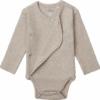 Noppies Romper Nino - Taupe Melange - Afbeelding 2