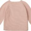 Noppies gebreid vestje Pino met overslaglook - rose smoke - Afbeelding 3