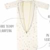 Puckababy The Bag 4 Seasons baby slaapzak (6-30mnd) - hearts confetti - Afbeelding 5