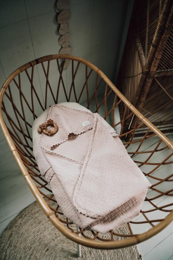 Koeka Omslagdoek Lace Elba blush - Afbeelding 4