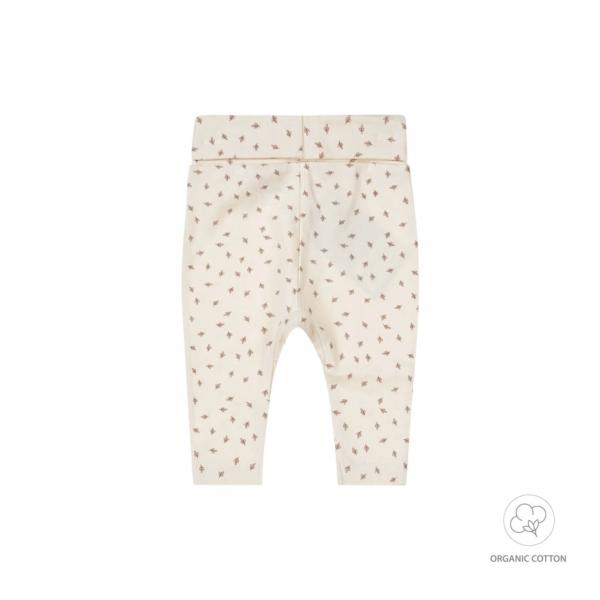 Dirkje unisex baby bio broek off white brede tailleband WN1247 - Afbeelding 2