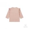 Dirkje meisjes baby bio longsleeve zachtroze ruffles WN1214 - Afbeelding 2