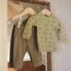 Dirkje jongens baby bio broek groen WN1284 - Afbeelding 3