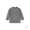 Dirkje jongens baby bio longsleeve donkerblauw gestreept WN1276 - Afbeelding 2
