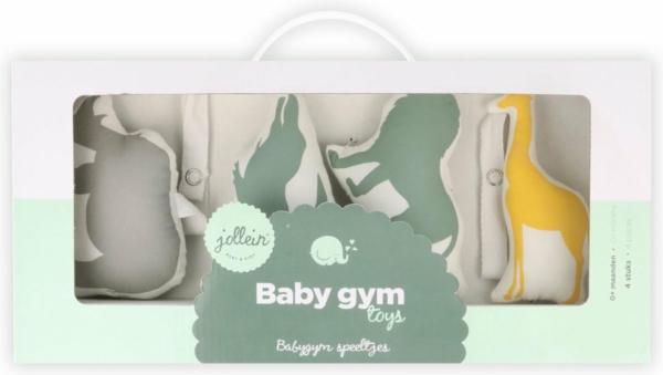 Jollein  Jollein Babygym Speeltjes - Safari - 4 Stuks - Afbeelding 2