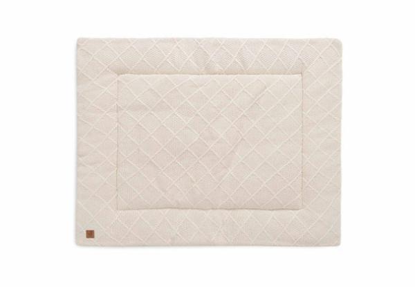 Jollein Boxkleed 75x95cm Check Knit - Oatmeal