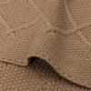 Jollein Deken  Check Knit - Biscuit - Afbeelding 4