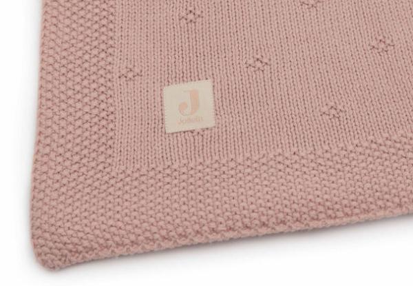 Jollein Deken Wieg Cosy Knit - Wild Rose - Afbeelding 6
