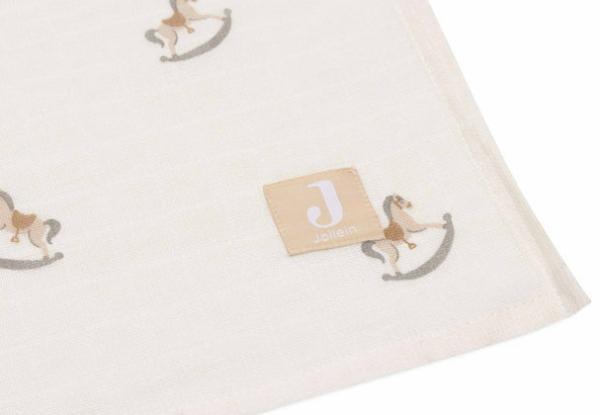 Hydrofiele Doek Large 115x115cm - Nostalgic Ride - 2 Stuks - Afbeelding 3