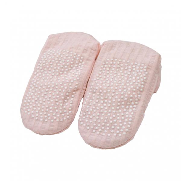 Lodger Luchtige katoenen slofjes Slipper Seersucker - Tan roze - Afbeelding 3