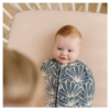 Puckababy The Original Mini baby inbakerdoek (3-6mnd) - sheashell - blue denim - Afbeelding 3