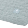 Jollein Deken Hydrofiel 75x100cm Jacquard - Sea Green- GOTS - Afbeelding 3