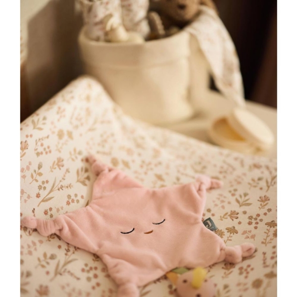 Jollein Speendoekje Little Star - wild rose - Afbeelding 3