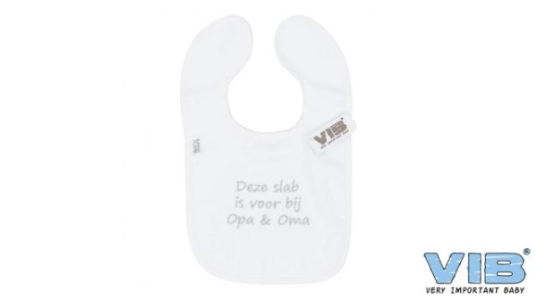 V.I.B. Slab - Deze slab is voor bij Opa & Oma - wit