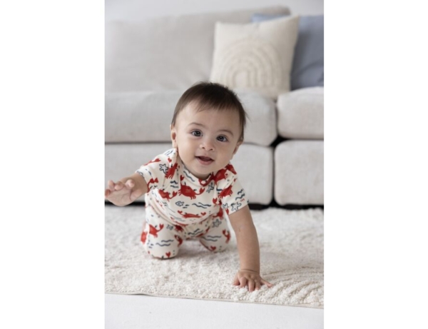 Feetje Pyjama premium summerwear - Cooper Crab - off white - Afbeelding 4