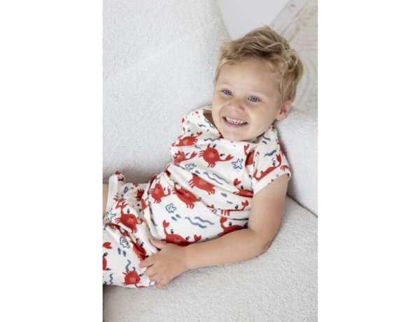 Feetje Pyjama premium summerwear - Cooper Crab - off white - Afbeelding 5