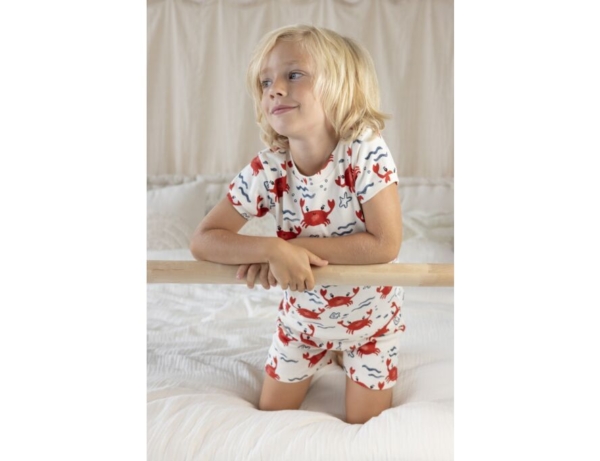 Feetje Pyjama premium summerwear - Cooper Crab - off white - Afbeelding 6