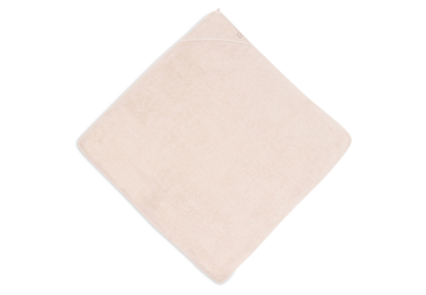 Jollein Badcape badstof 100x100cm - pale pink
