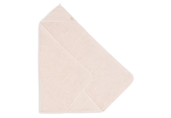 Jollein Badcape badstof 100x100cm - pale pink - Afbeelding 2