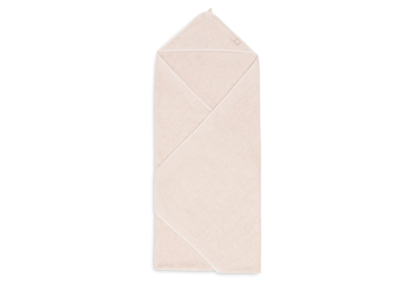Jollein Badcape badstof 100x100cm - pale pink - Afbeelding 3