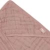 Jollein badcape wrinkled cotton 75x75 - rosewood - Afbeelding 6