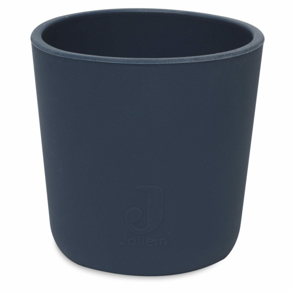 Jollein Drinkbeker Siliconen - jeans blue