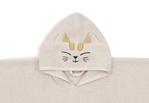 Jollein Badponcho Badstof - Charlie Cat - Afbeelding 3