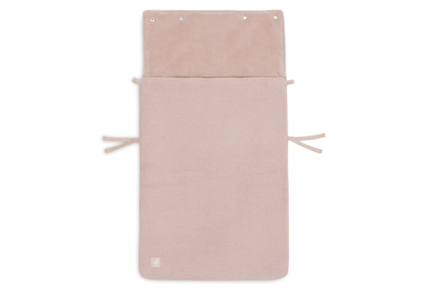 Jollein Voetenzak groep 0+ 3/5 punts gordel - Basic Knit - Wild Rose - Afbeelding 2