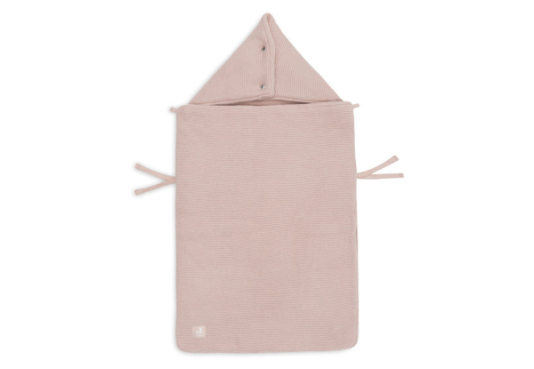 Jollein Voetenzak groep 0+ 3/5 punts gordel - Basic Knit - Wild Rose - Afbeelding 5