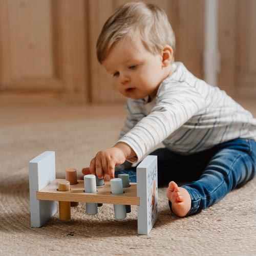 Little Dutch Houten Hamerbank - Blauw - Forest Friends LD7246 - Afbeelding 3