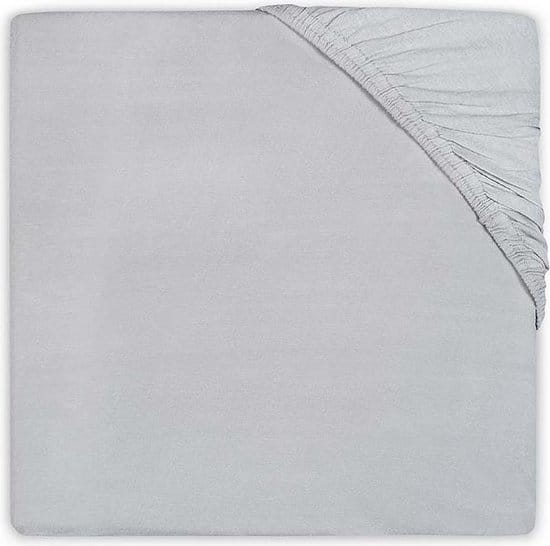 Jollein hoeslaken jersey - soft grey