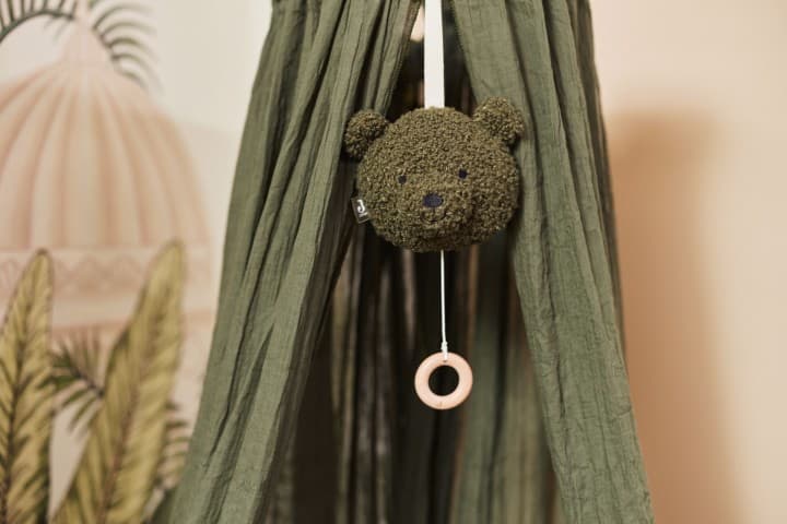 Jollein muziekhanger Teddy Bear - leaf green - Afbeelding 2