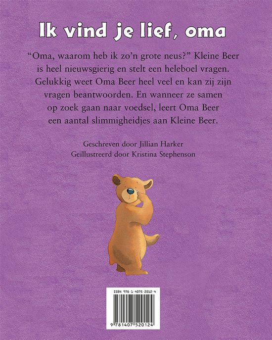 Voorlees/prentenboek - Ik vind je lief oma - Afbeelding 2