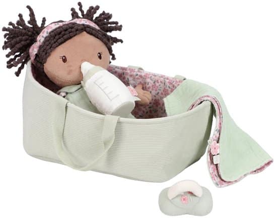 Little Dutch Babypop Evi (35cm) in mandje - LD4678