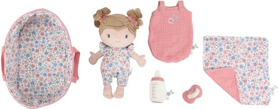 Little Dutch Babypop Rosa (35cm) in mandje - LD4677 - Afbeelding 4
